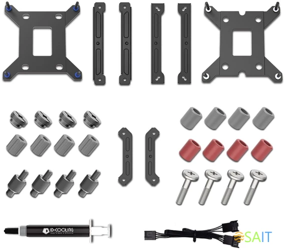 Система водяного охлаждения ID-Cooling Dashflow 240 Basic Soc-AM4/1151/1200/2066/1700 белый 4-pin 15.2-35.2dB Al+Cu 260W 2250gr Ret (DASHFLOW 240 BASIC WHITE)