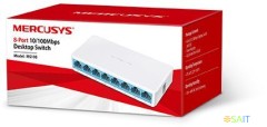 Коммутатор Mercusys MS108 (L2) 8x100Мбит/с неуправляемый