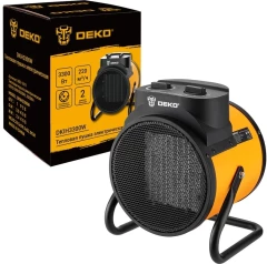 Тепловая пушка электрическая Deko DKIH3300W 3300Вт оранжевый/черный