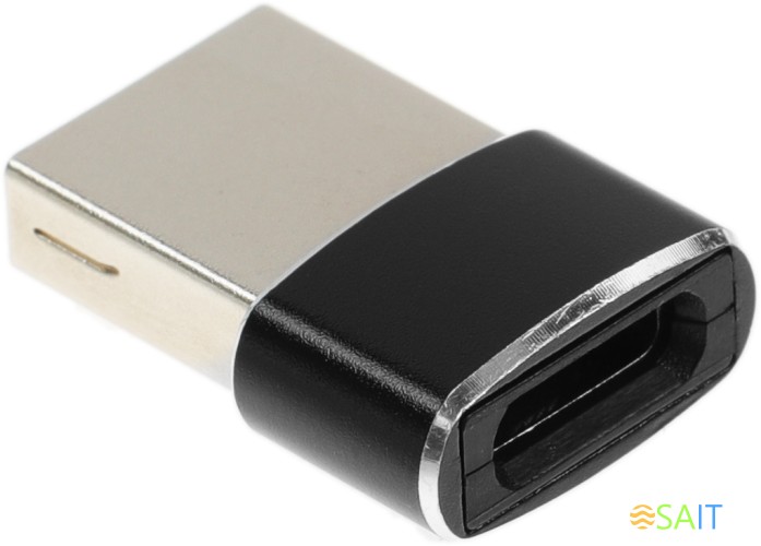 Адаптер Premier 6-071 USB 2.0 A(m) USB Type-C (f) черный (пакет)