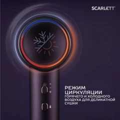 Фен Scarlett SC-HD70I43 1600Вт синий