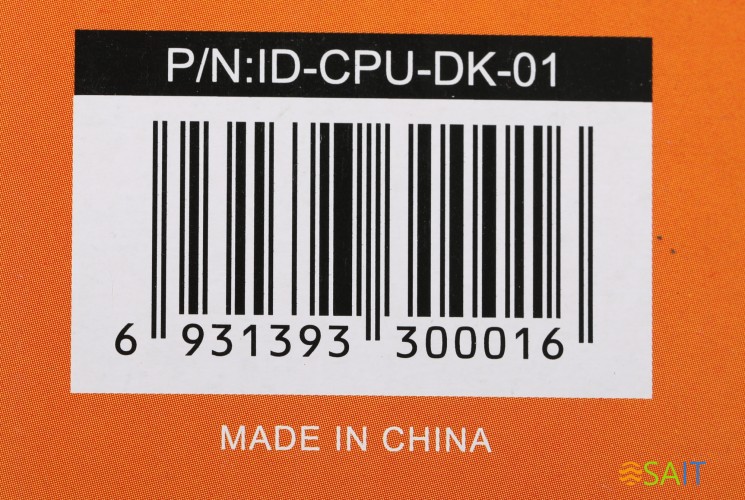 Устройство охлаждения(кулер) ID-Cooling DK-01 Soc-AM5/AM4/1200/1700/1851 черный 4-pin 29dB Al 95W 195gr Ret