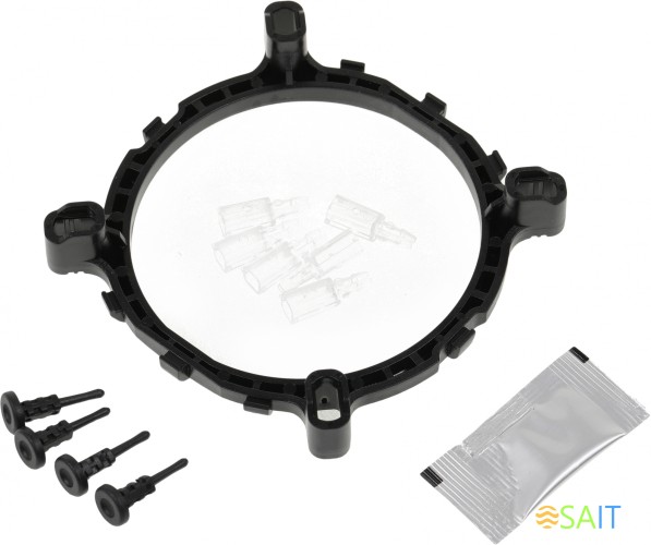 Устройство охлаждения(кулер) ID-Cooling DK-01 Soc-AM5/AM4/1200/1700/1851 черный 4-pin 29dB Al 95W 195gr Ret