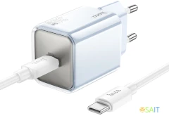 Сетевое зар./устр. Hoco N47 Glorious 30W 3A (PD) белый (PD30W 35363)