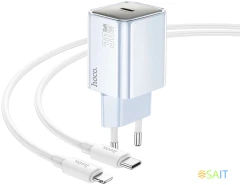 Сетевое зар./устр. Hoco N47 Glorious 30W 3A (PD) белый (PD30W 35363)