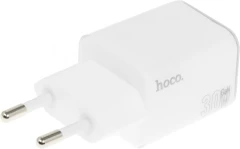 Сетевое зар./устр. Hoco N47 Glorious 30W 3A (PD) USB Type-C универсальное белый (PD30W 35363)