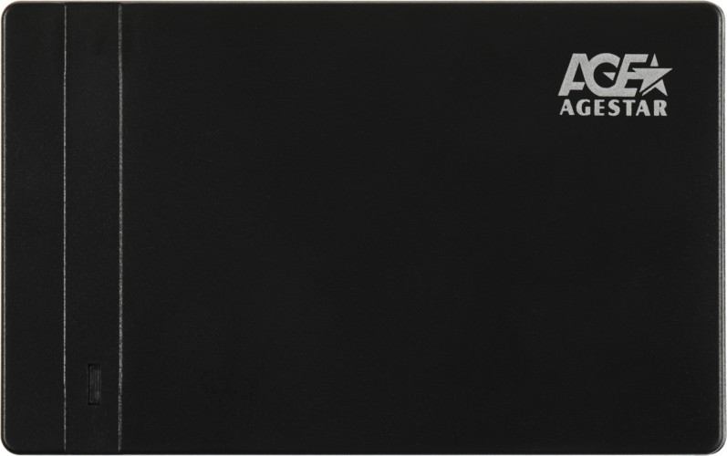 Внешний корпус для HDD/SSD AgeStar 31UB2P3C SATA USB3.2 пластик черный hotswap 2.5"