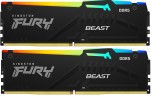 Память DDR5 2x16Gb 5200MHz Kingston KF552C40BBAK2-32 Fury Beast RGB RTL Gaming PC5-41600 CL40 DIMM 288-pin 1.25В single rank с радиатором Ret