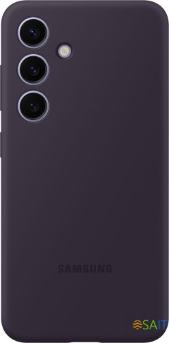 Чехол (клип-кейс) Samsung для Samsung Galaxy S24 Silicone Case S24 темно-фиолетовый (EF-PS921TEEGRU)
