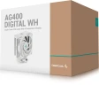 Устройство охлаждения(кулер) Deepcool AG400 Digital WH Soc-AM5/AM4/1200/1700/1851 белый 4-pin 31.6dB Al+Cu LCD 220W 636gr Ret (R-AG400-WHNDMN-G-1)