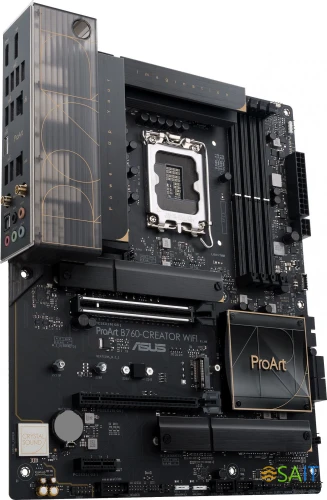 Материнская плата Asus PROART B760-CREATOR WIFI Soc-1700 Intel B760 4xDDR5 ATX AC`97 8ch(7.1) 1 x 2.5Gigabit + Gigabit Ethernet RAID+HDMI+DP