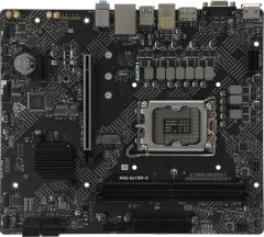 Материнская плата MSI PRO H610M-G Soc-1700 Intel H610 2xDDR5 mATX AC`97 8ch(7.1) GbLAN+VGA+HDMI+DP