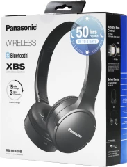 Гарнитура накладные Panasonic RB-HF420BGEK черный беспроводные bluetooth оголовье