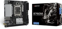 Материнская плата Biostar B760NH-E Soc-1700 Intel B760 2xDDR5 mini-ITX AC`97 8ch(7.1) 2.5Gg RAID+HDMI+DP