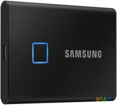Накопитель SSD Samsung USB-C 2Tb MU-PC2T0K/WW T7 Touch 1.8" черный