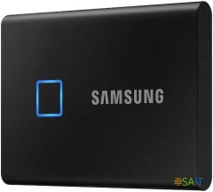 Накопитель SSD Samsung USB-C 2Tb MU-PC2T0K/WW T7 Touch 1.8" черный