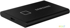 Накопитель SSD Samsung USB-C 2Tb MU-PC2T0K/WW T7 Touch 1.8" черный