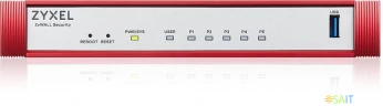 Межсетевой экран Zyxel USG Flex 50H (USGFLEX50H-EUCI01F) 10/100/1000BASE-TX красный