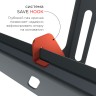 Кронштейн для телевизора Holder T4624-B черный 32"-55" макс.40кг настенный наклон
