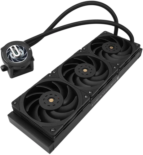 Система водяного охлаждения Thermalright Core Vision 360 Soc-AM5/AM4/1200/1700/1851 черный 4-pin 28.1dB Al LCD Ret (C-VISION-360-BL)