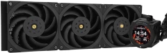 Система водяного охлаждения Thermalright Core Vision 360 ARGB Soc-AM5/AM4/1200/1700/1851 черный 4-pin 28.1dB Al LCD Ret (C-VISION-360-BL)