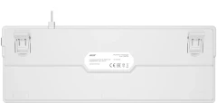 Клавиатура Acer OKW304 механическая белый USB for gamer LED (ZL.KBDCC.01V)