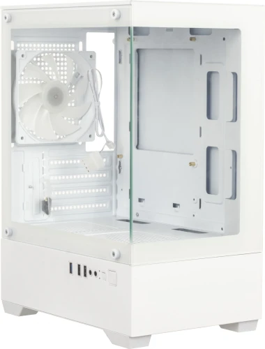 Корпус Accord ACC-ZCU2W белый без БП mATX 5x120mm 2xUSB2.0 1xUSB3.0 audio bott PSU