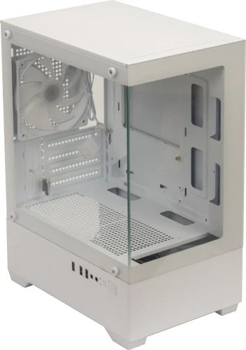 Корпус Accord ACC-ZCU2W белый без БП mATX 5x120mm 2xUSB2.0 1xUSB3.0 audio bott PSU