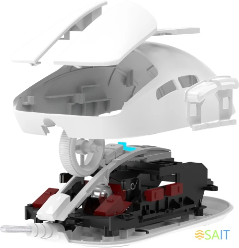 Мышь A4Tech Bloody W72 Ultra белый оптическая 20000dpi USB 6but