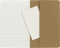 Блокнот Moleskine CAHIER JOURNAL QP416 Large 130х210мм обложка картон 80стр. линейка бежевый (3шт)
