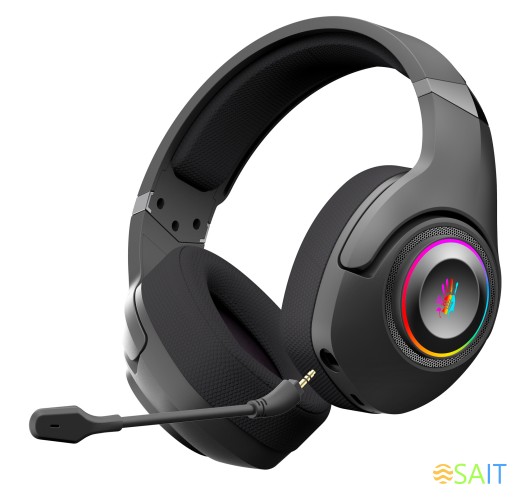 Наушники с микрофоном A4Tech Bloody GR270 черный 1.5м мониторные BT/Radio оголовье (GR270)