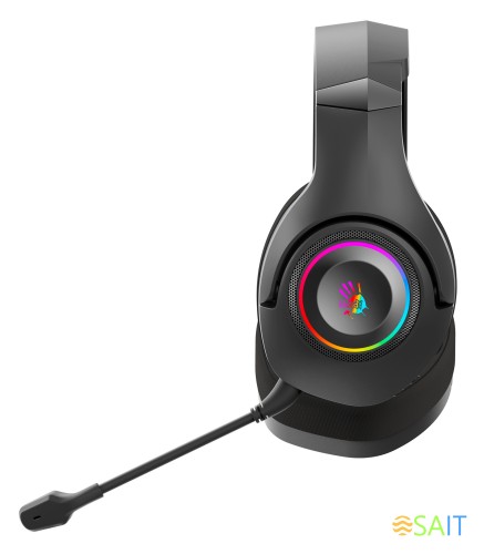 Наушники с микрофоном A4Tech Bloody GR270 черный 1.5м мониторные BT/Radio оголовье (GR270)