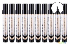 Маркер для досок Deli EU008-BK Mate круглый пиш. наконечник черный (1шт.)