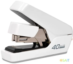 Степлер настольный Deli 0370SWhite Exceed 24/6 26/6 (40листов) снижение усилия белый 100скоб коробка