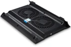 Подставка для ноутбука Deepcool N8 (DP-N24N-N8BK) 17" 380x278x55мм 25дБ 3xUSB 2x 140ммFAN 1244г алюминий черный