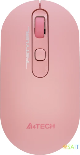 Мышь A4Tech Fstyler FG20 розовый оптическая 2000dpi беспров. USB для ноутбука 4but (FG20 PINK)