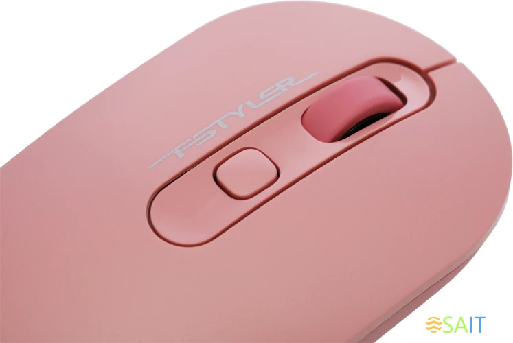 Мышь A4Tech Fstyler FG20 розовый оптическая 2000dpi беспров. USB для ноутбука 4but (FG20 PINK)