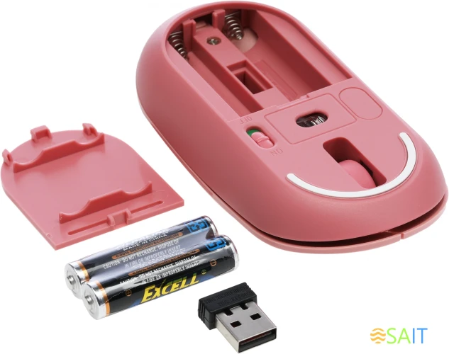 Мышь A4Tech Fstyler FG20 розовый оптическая 2000dpi беспров. USB для ноутбука 4but (FG20 PINK)