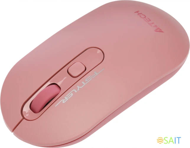 Мышь A4Tech Fstyler FG20 розовый оптическая 2000dpi беспров. USB для ноутбука 4but (FG20 PINK)