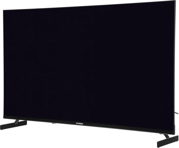 Телевизор LED Hyundai 43" H-LED43BU7011 Google TV Frameless Metal черный 4K Ultra HD 60Hz MEMC DVB-T DVB-T2 DVB-C DVB-S DVB-S2 USB WiFi Smart TV