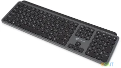 Клавиатура Оклик K859W серый/черный USB беспроводная slim Multimedia (2002136)