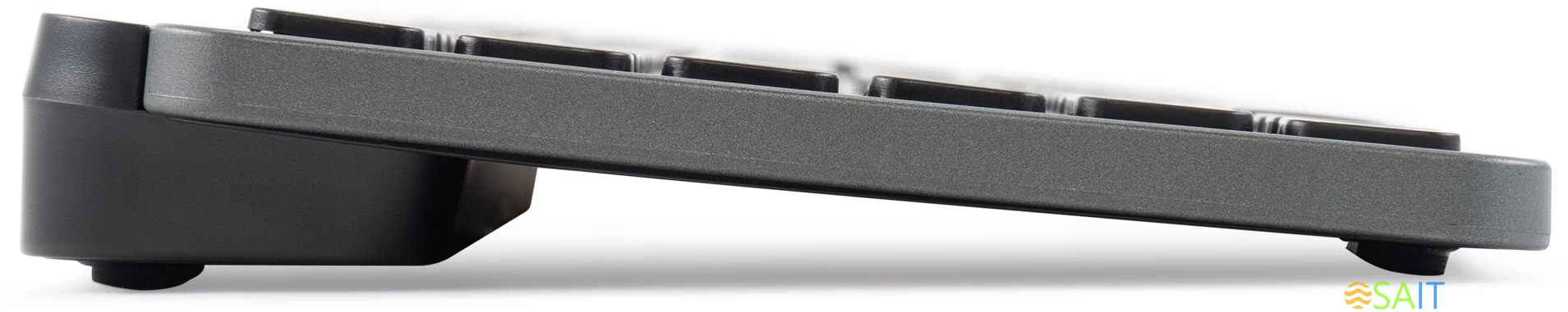 Клавиатура Оклик K859W серый/черный USB беспроводная slim Multimedia (2002136)