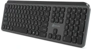Клавиатура Оклик K859W серый/черный USB беспроводная slim Multimedia (2002136)