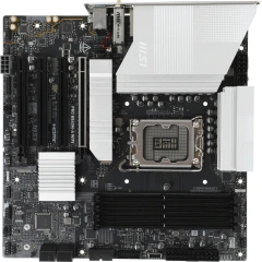 Материнская плата MSI PRO B860M-A WIFI Soc-1851 Intel B860 4xDDR5 mATX AC`97 8ch(7.1) 5Gigabit RAID+HDMI+DP