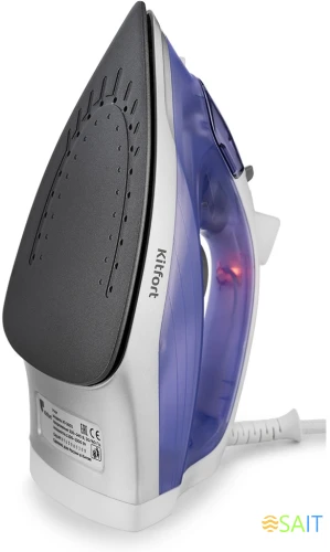 Утюг Kitfort КТ-2603 1300Вт белый/фиолетовый