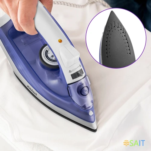 Утюг Kitfort КТ-2603 1300Вт белый/фиолетовый