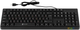 Клавиатура Оклик 100M HW3 черный USB (654570)