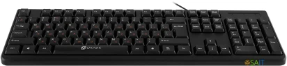 Клавиатура Оклик 100M HW3 черный USB (654570)