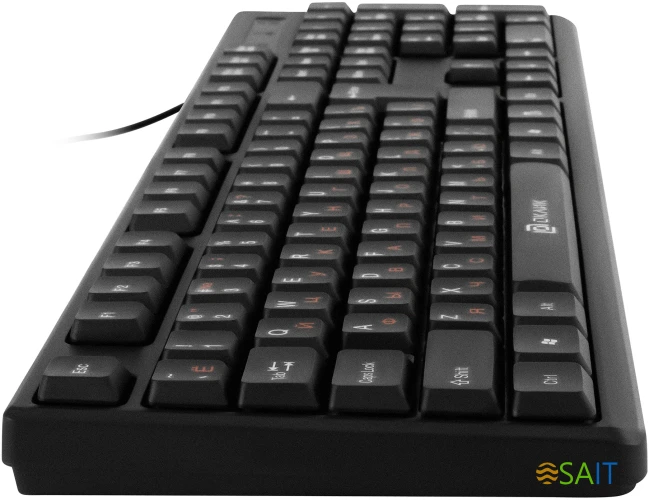 Клавиатура Оклик 100M HW3 черный USB (654570)