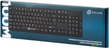 Клавиатура Оклик 100M HW3 черный USB (654570)